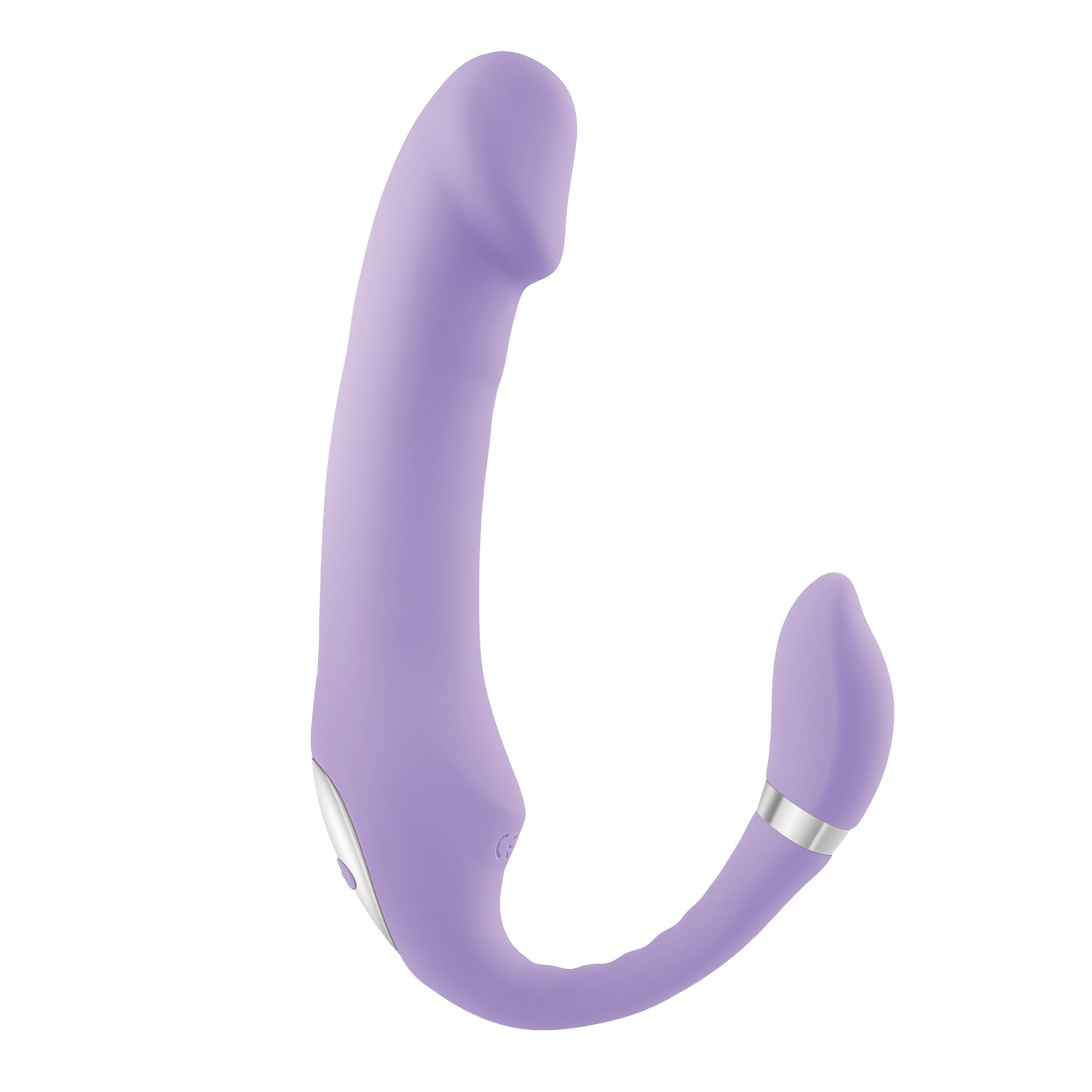 Evolved - Gender X Orgasmic Orchid Vibrator Bentuk C yang Dapat Ditekuk (Ungu)