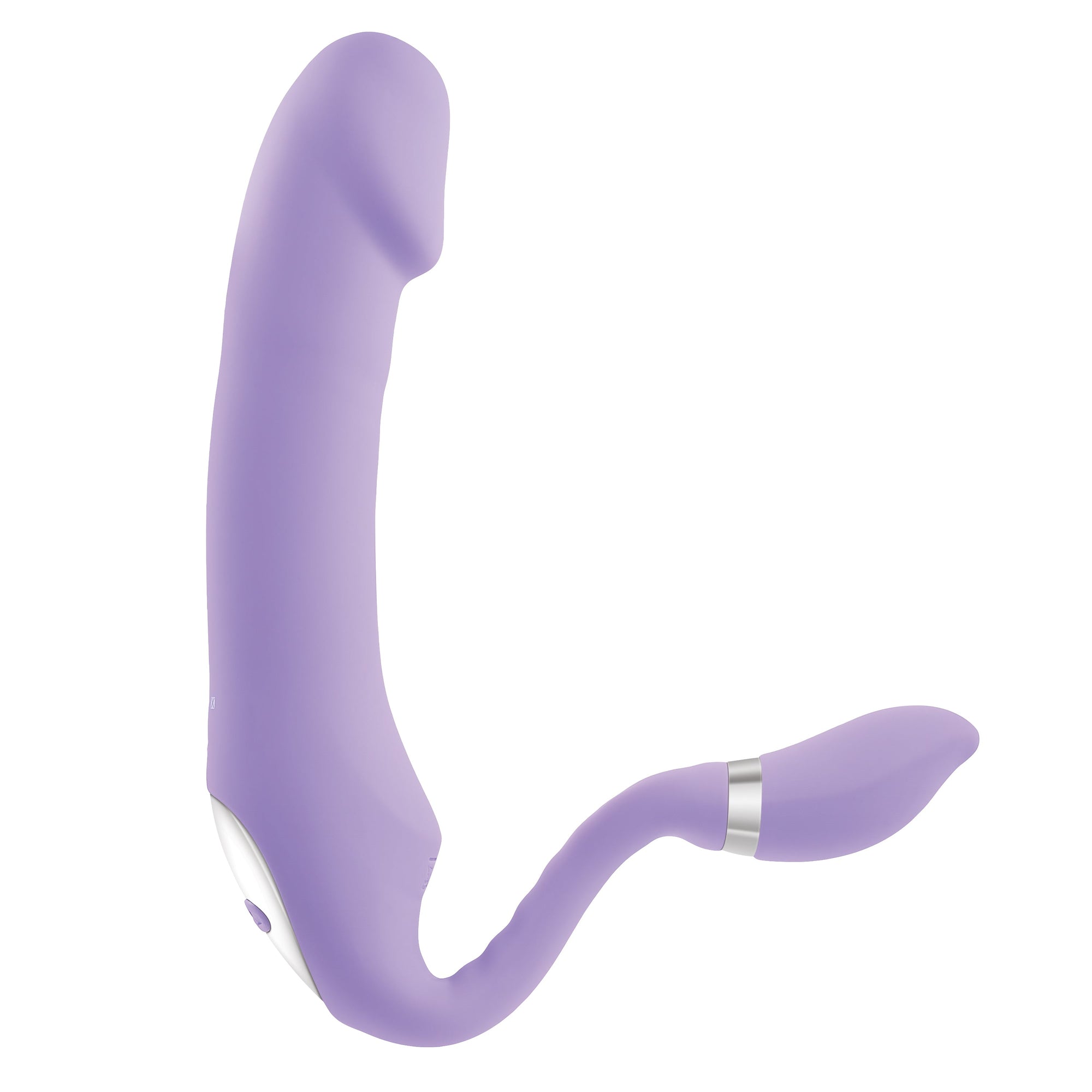 Evolved - Gender X Orgasmic Orchid Vibrator Bentuk C yang Dapat Ditekuk (Ungu)