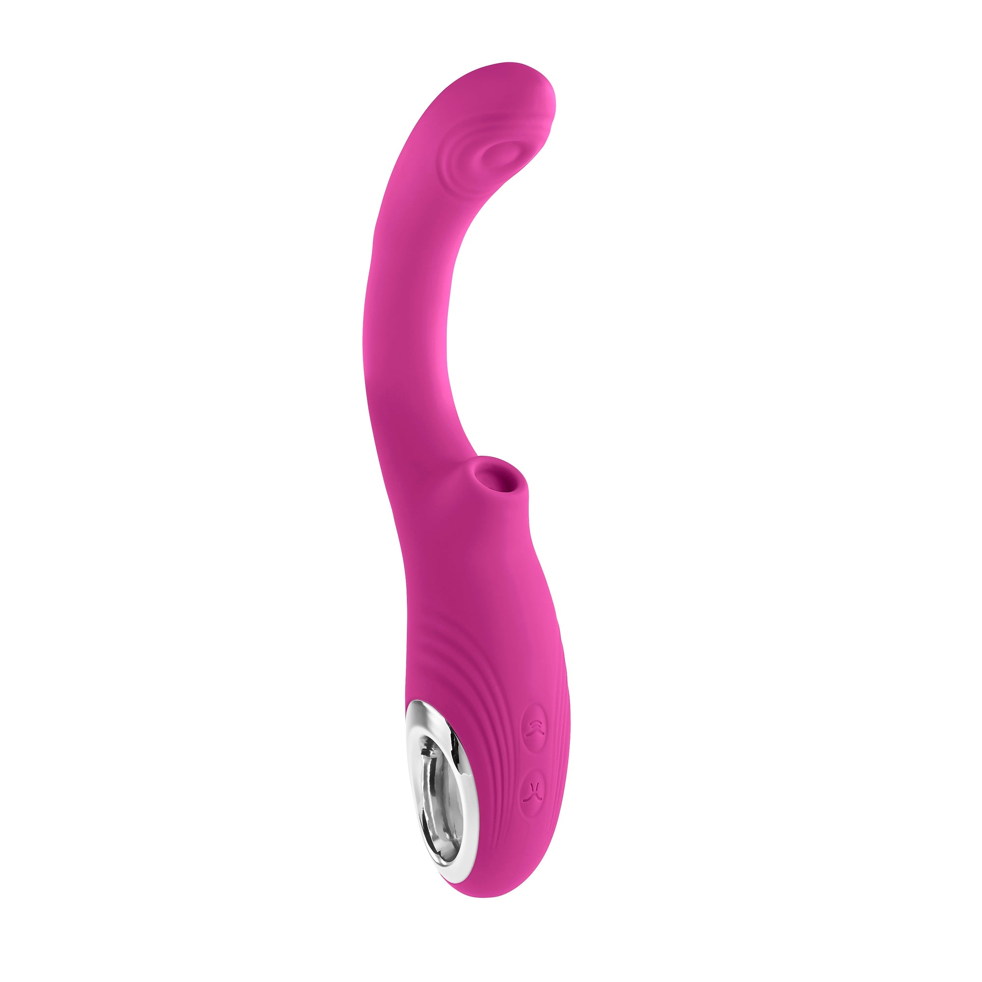 Evolved - Strike A Pose Stimulator Udara Klitoris Fleksibel dengan Dildo Bergetar (Pink)