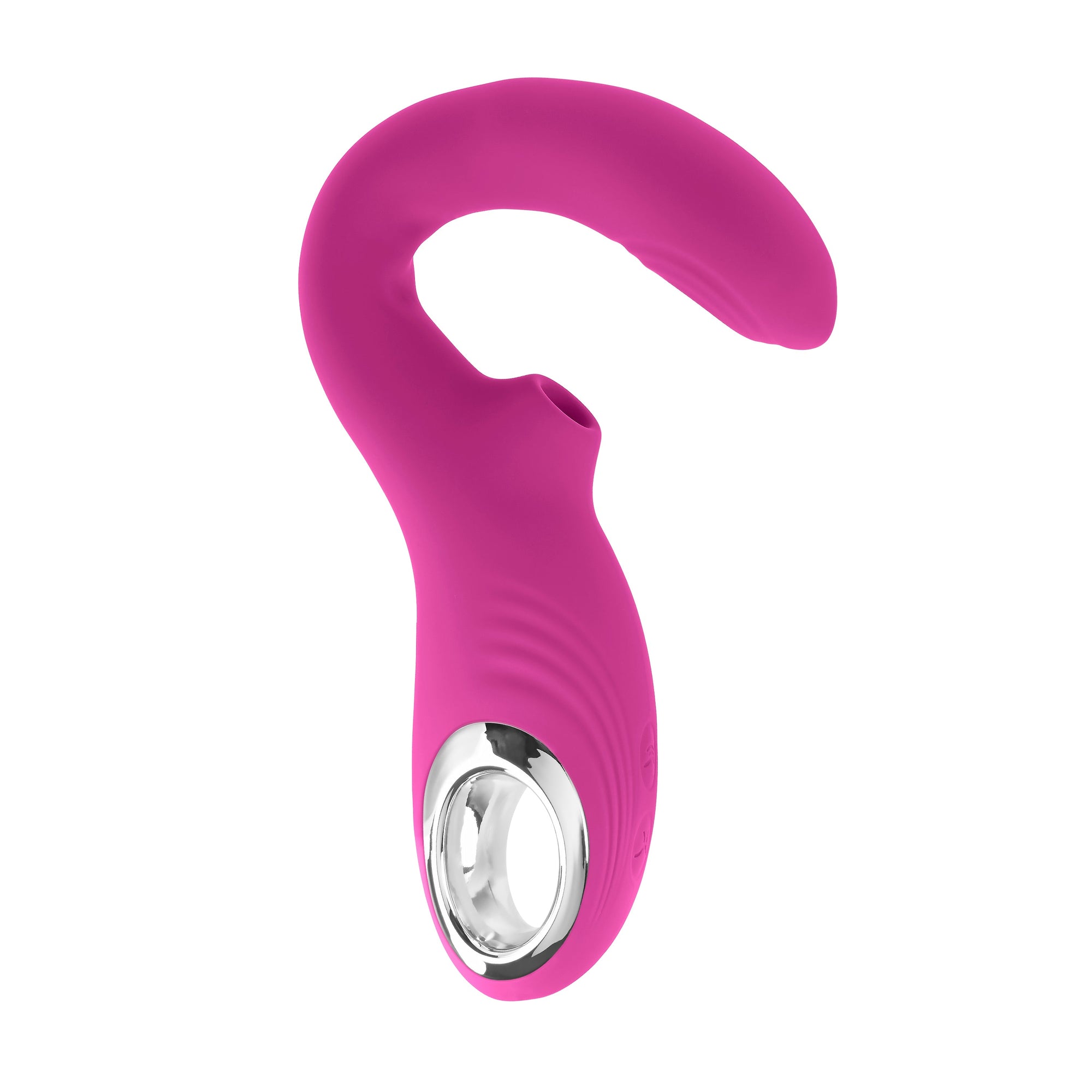 Evolved - Strike A Pose Stimulator Udara Klitoris Fleksibel dengan Dildo Bergetar (Pink)