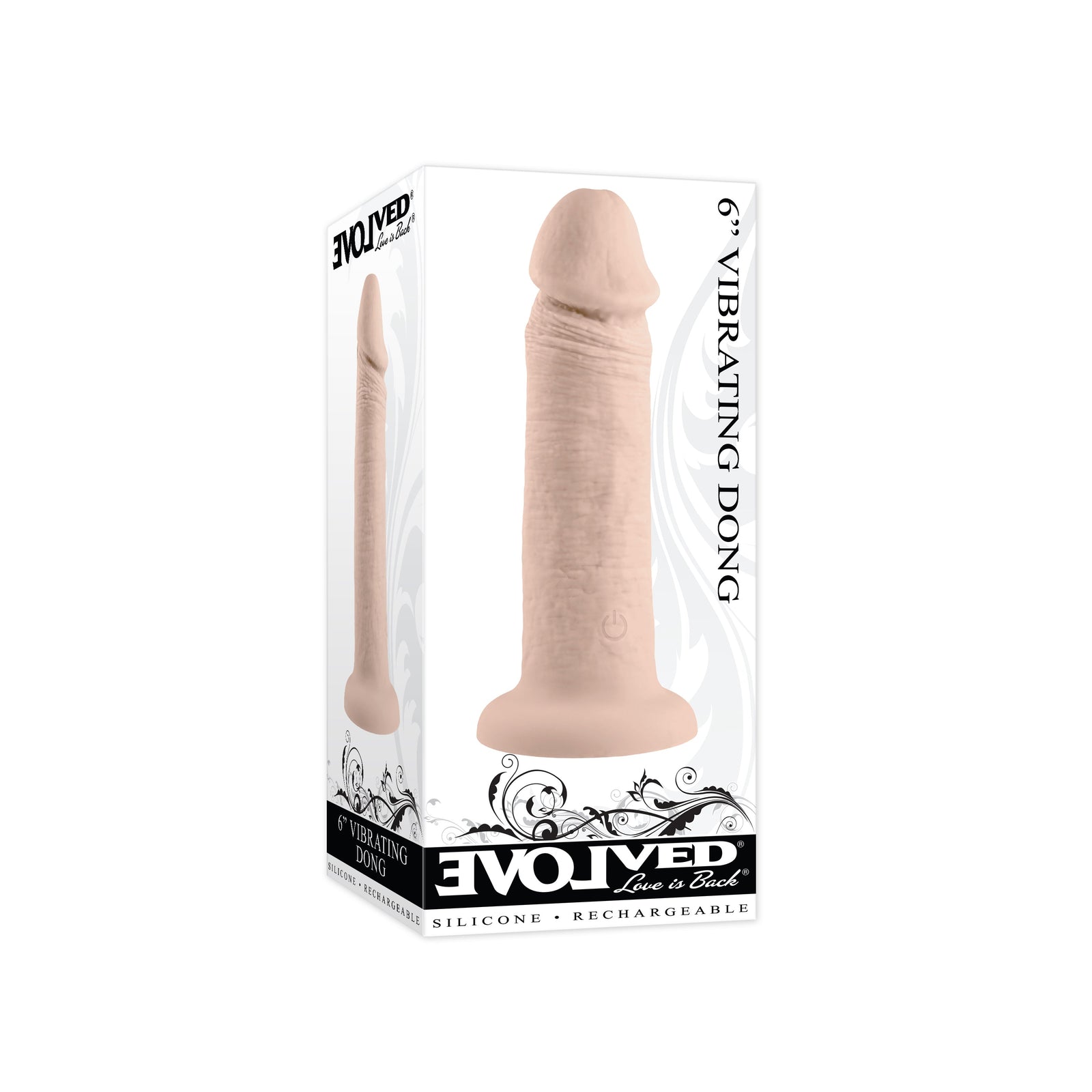 Evolved -  Vibrating Realistic Dong 6"