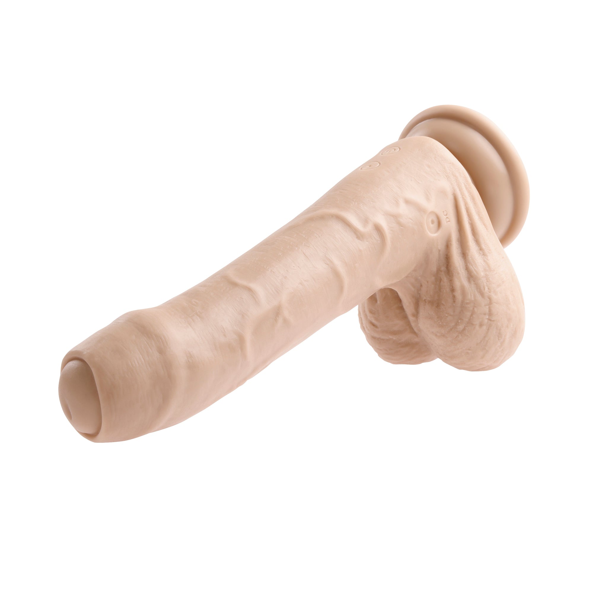 Evolved - Peek A Boo Dildo Bergetar Realistis Tanpa Sunat 8"