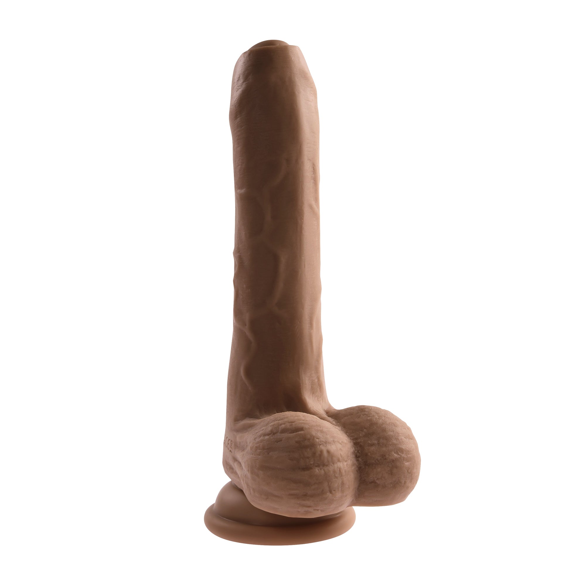 Evolved - Peek A Boo Dildo Bergetar Realistis Tanpa Sunat 8"