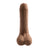 Evolved - Peek A Boo Dildo Bergetar Realistis Tanpa Sunat 8"