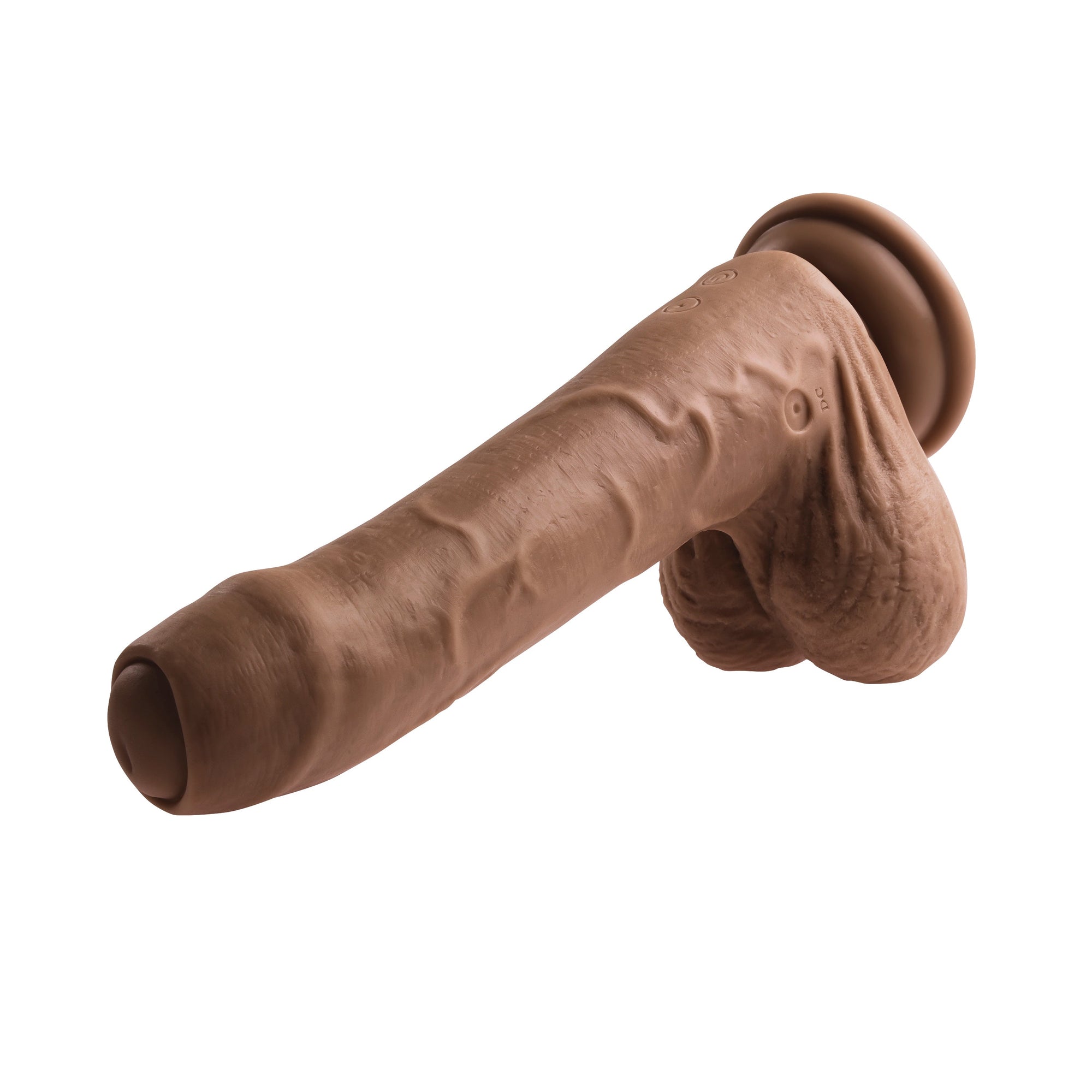 Evolved - Peek A Boo Dildo Bergetar Realistis Tanpa Sunat 8"