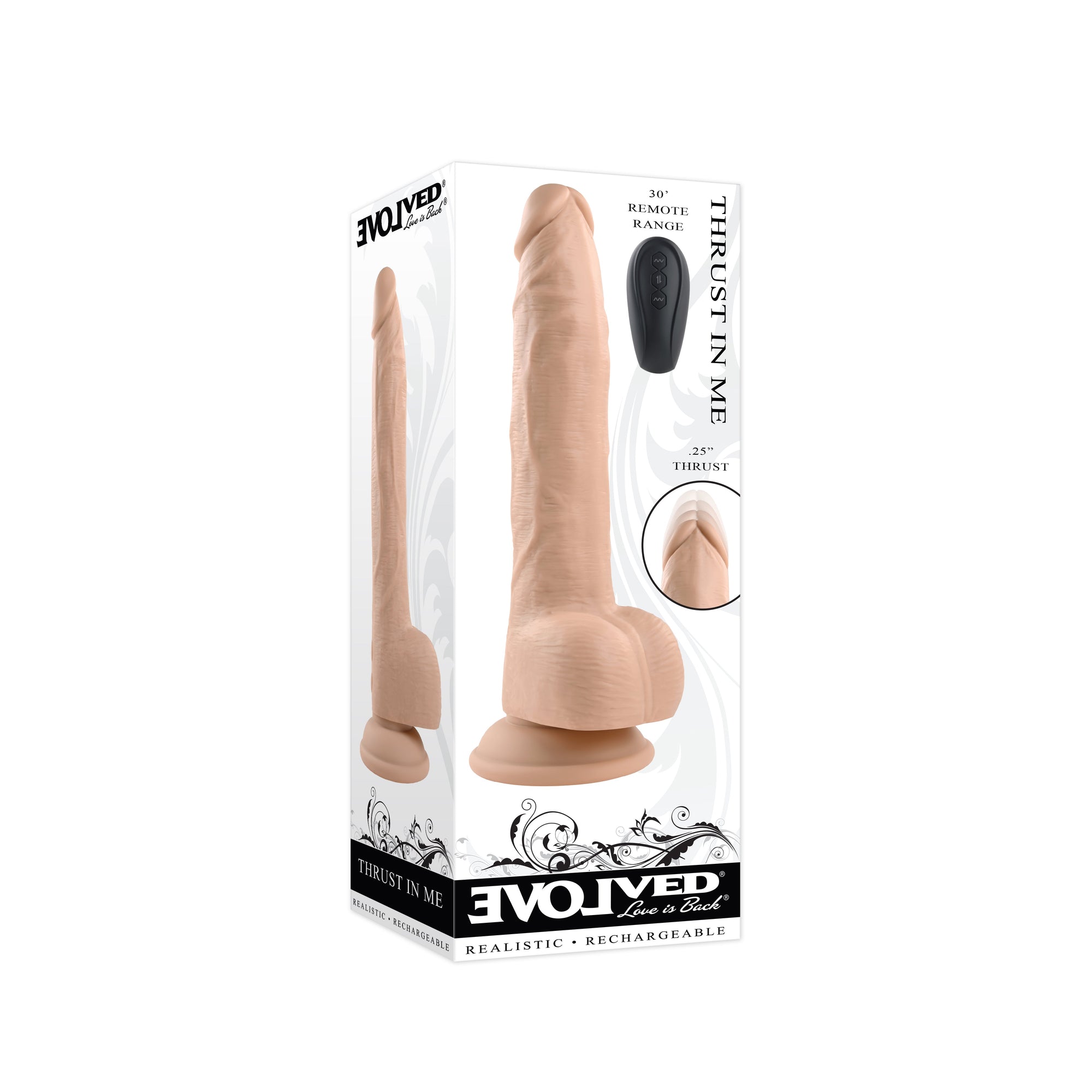 Evolved - Dorongan Dalam Diriku Dildo Realistis Bergetar 9,25"