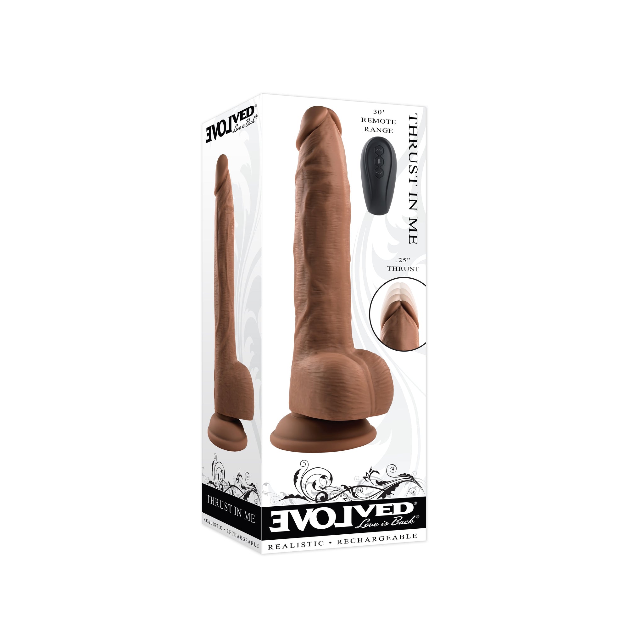 Evolved - Dorongan Dalam Diriku Dildo Realistis Bergetar 9,25"