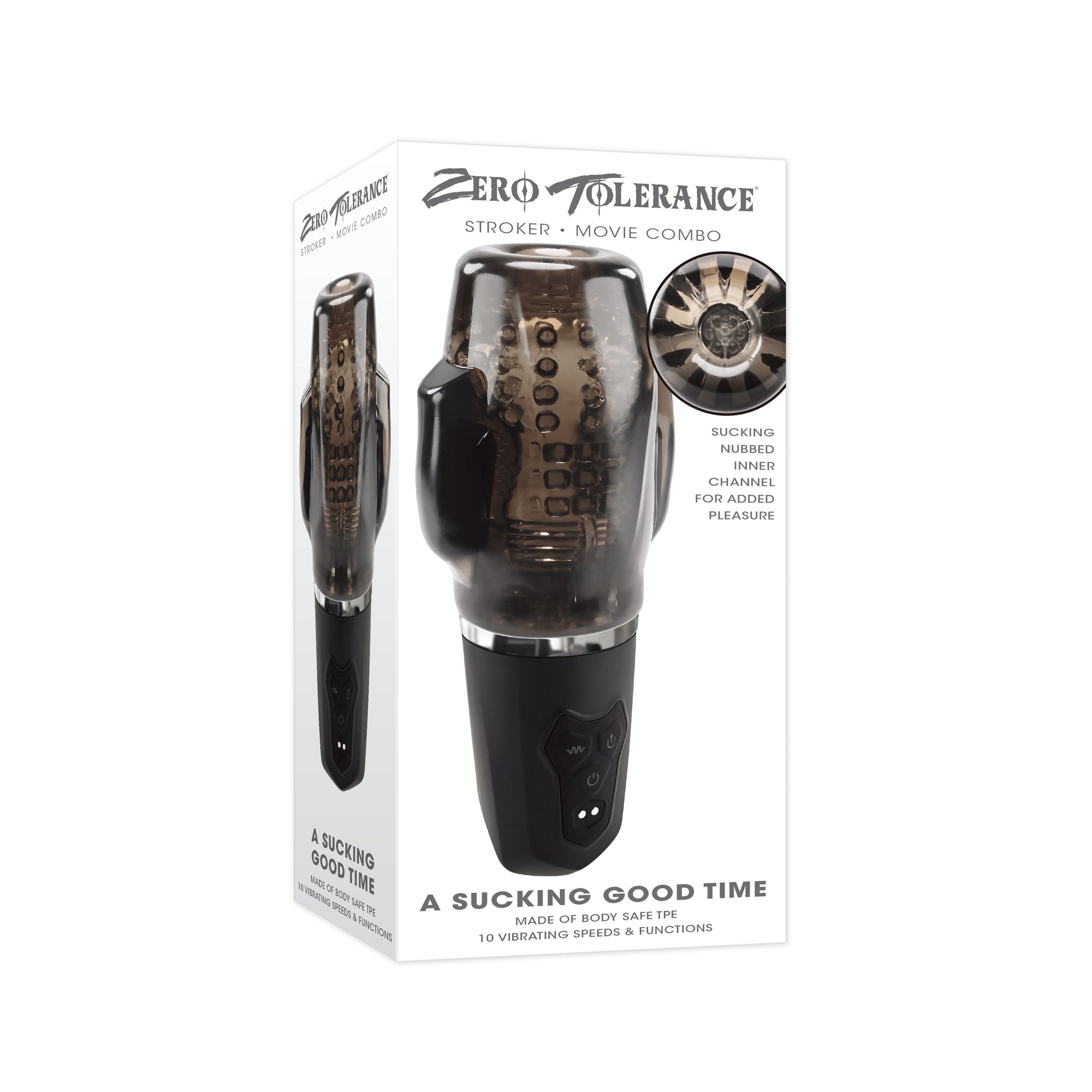 Zero Tolerance - A Sucking Good Time Stroker Masturbator (Black)