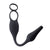 Zero Tolerance - Plug and Tug Vibrating Plug and Cock Ring (Black)