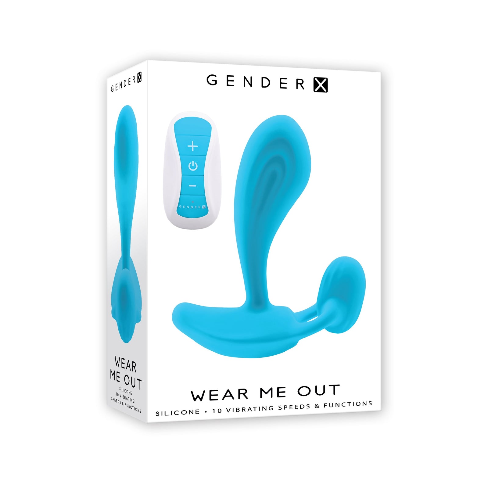 Evolved - Gender X Wear Me Out Wearable Panty Vibrator (Biru)