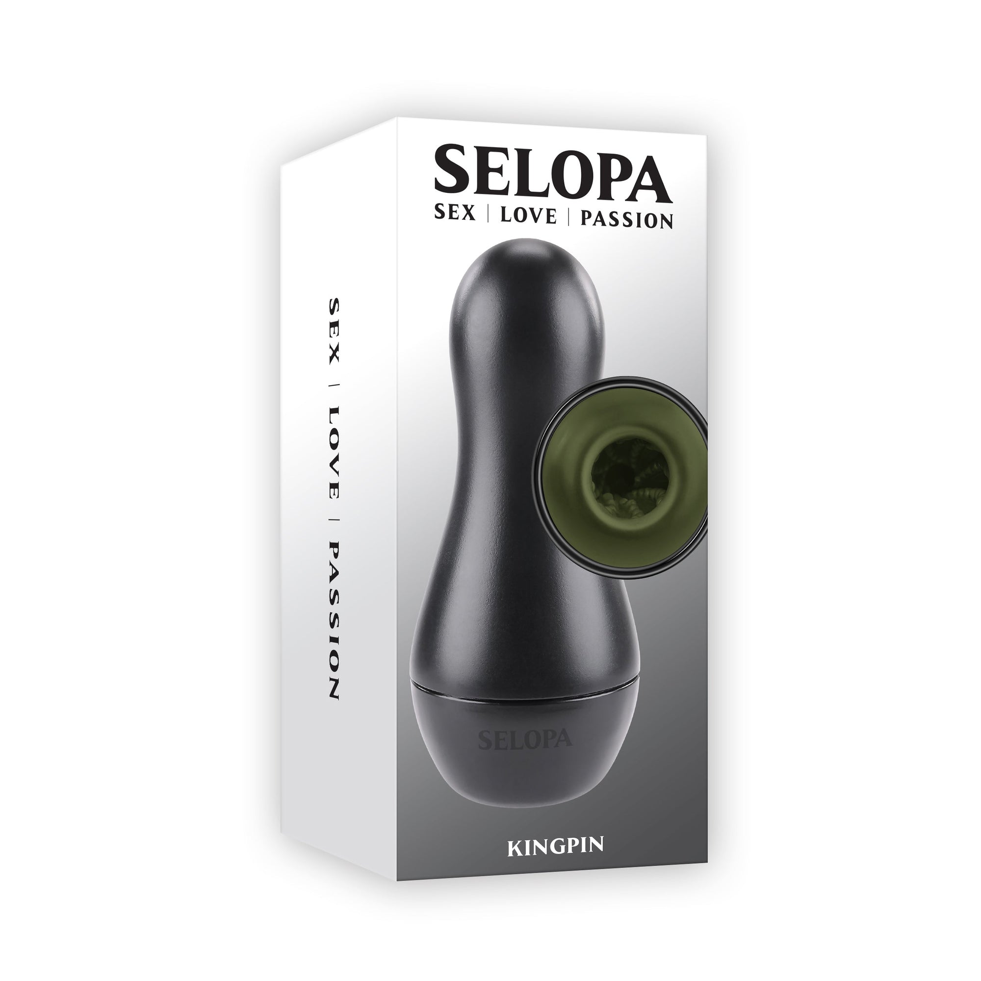 Selopa- Kingpin Stroker Masturbator (Black)