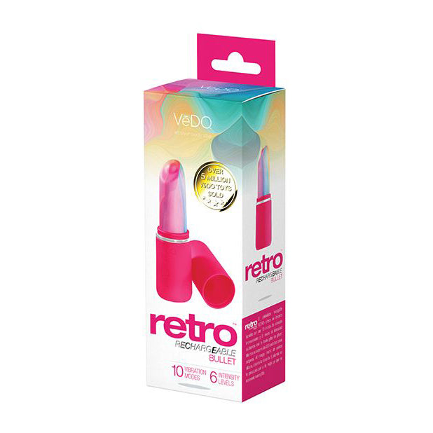 VeDO - Retro Rechargeable Bullet Lip Stick Vibe Vibrator