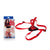 California Exotics - Red Rider Adjustable Strap On 7" Strap On with Non hollow Dildo for Female (Non Vibration) Durio Asia