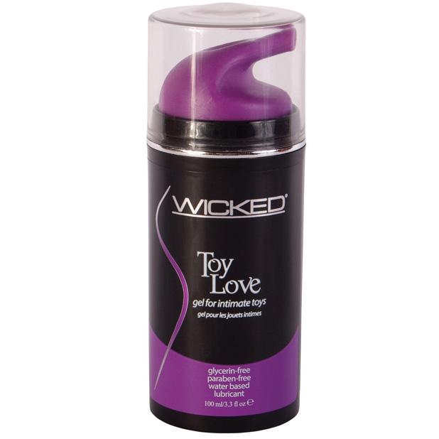 Pelumas Berbasis Air Wicked - Toy Love 3,3 ons (Pelumas)