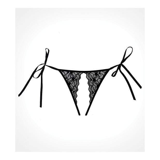 Allure Lingerie - Adore Lolita Panty O/S (Black) Lingerie (Non Vibration) 883045911148 CherryAffairs