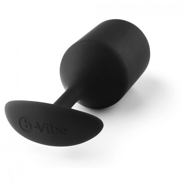 B-Vibe - Snug Plug 4 Weighted Silicone Anal Plug (Black) Anal Plug (Non Vibration) Singapore