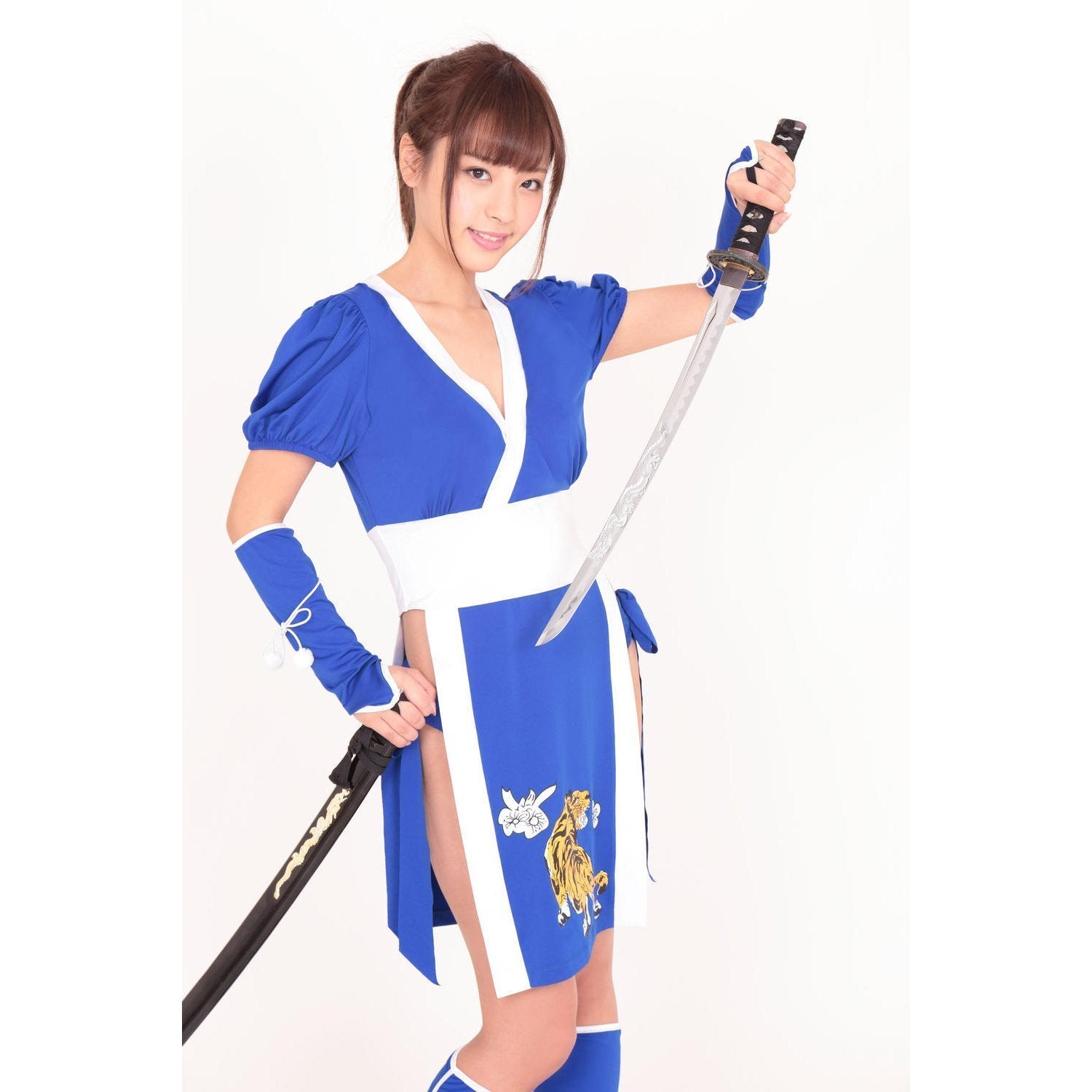 BeWith - Blue Dragon Kungfu Costume (Blue) Costumes