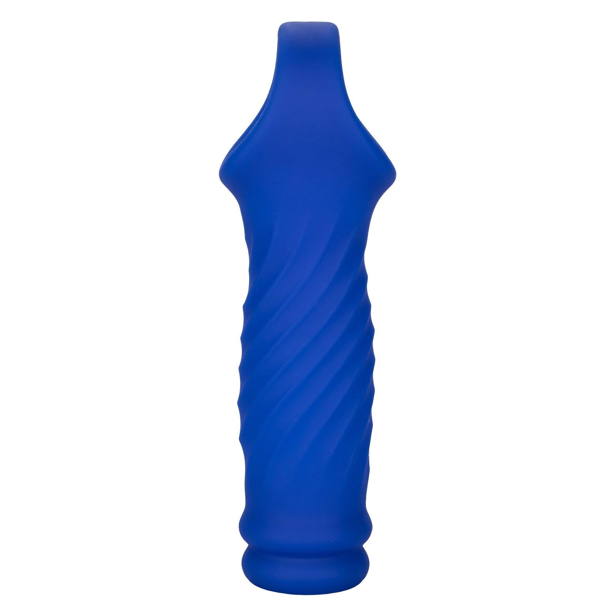 California Exotics - Admiral Liquid Silicone Wave Extension Cock Sleeve (Blue) Cock Sleeves (Non Vibration) 716770101426 CherryAffairs