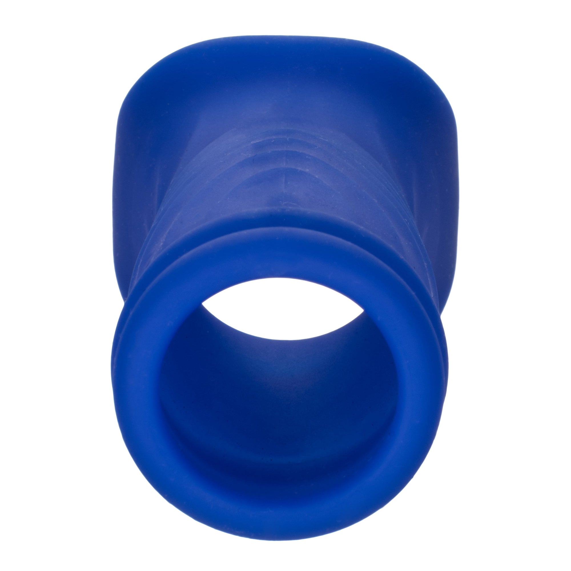 California Exotics - Admiral Liquid Silicone Wave Extension Cock Sleeve (Blue) Cock Sleeves (Non Vibration) 716770101426 CherryAffairs