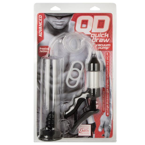 California Exotics - Advanced Quick Draw Vacuum Penis Pump (Clear) Penis Pump (Non Vibration) Durio Asia