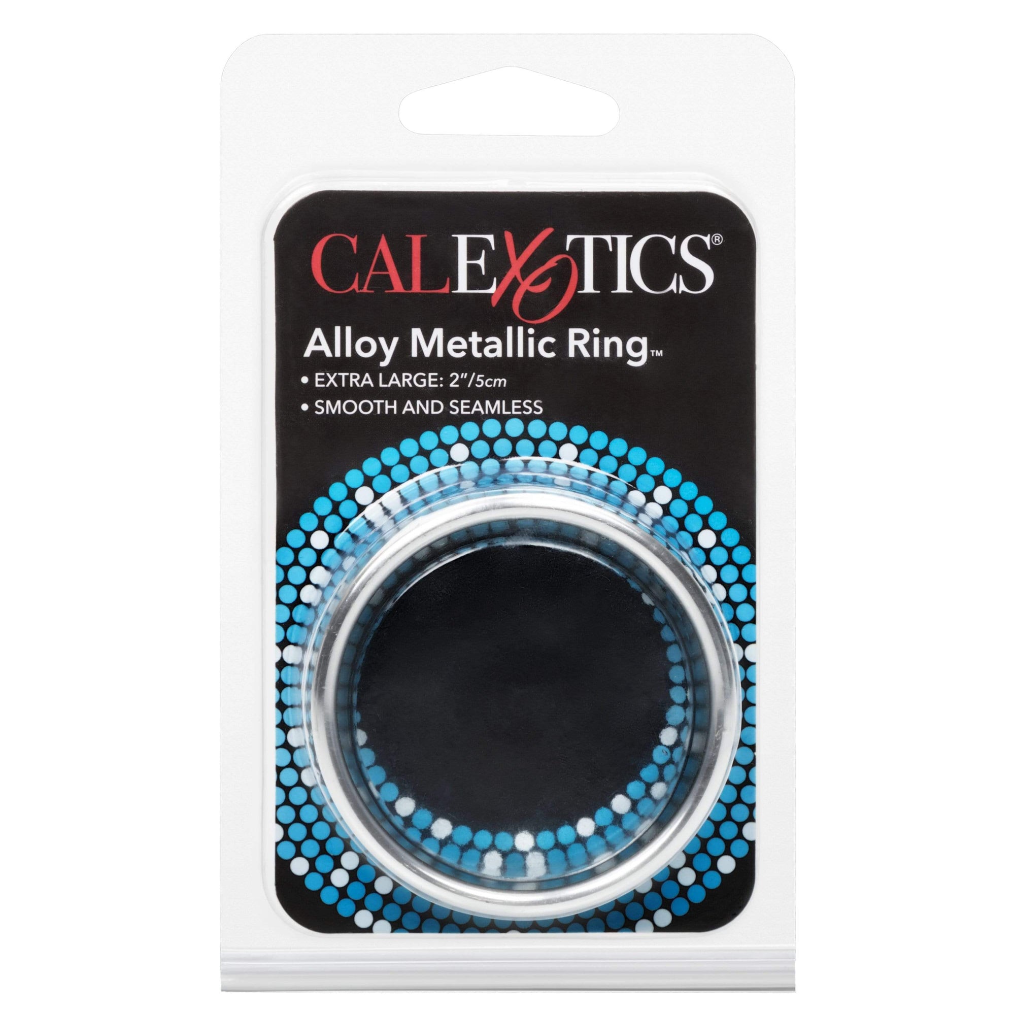 California Exotics - Alloy Metallic Cock Ring Extra Large (Silver) Metal Cock Ring (Non Vibration) 716770055743 CherryAffairs