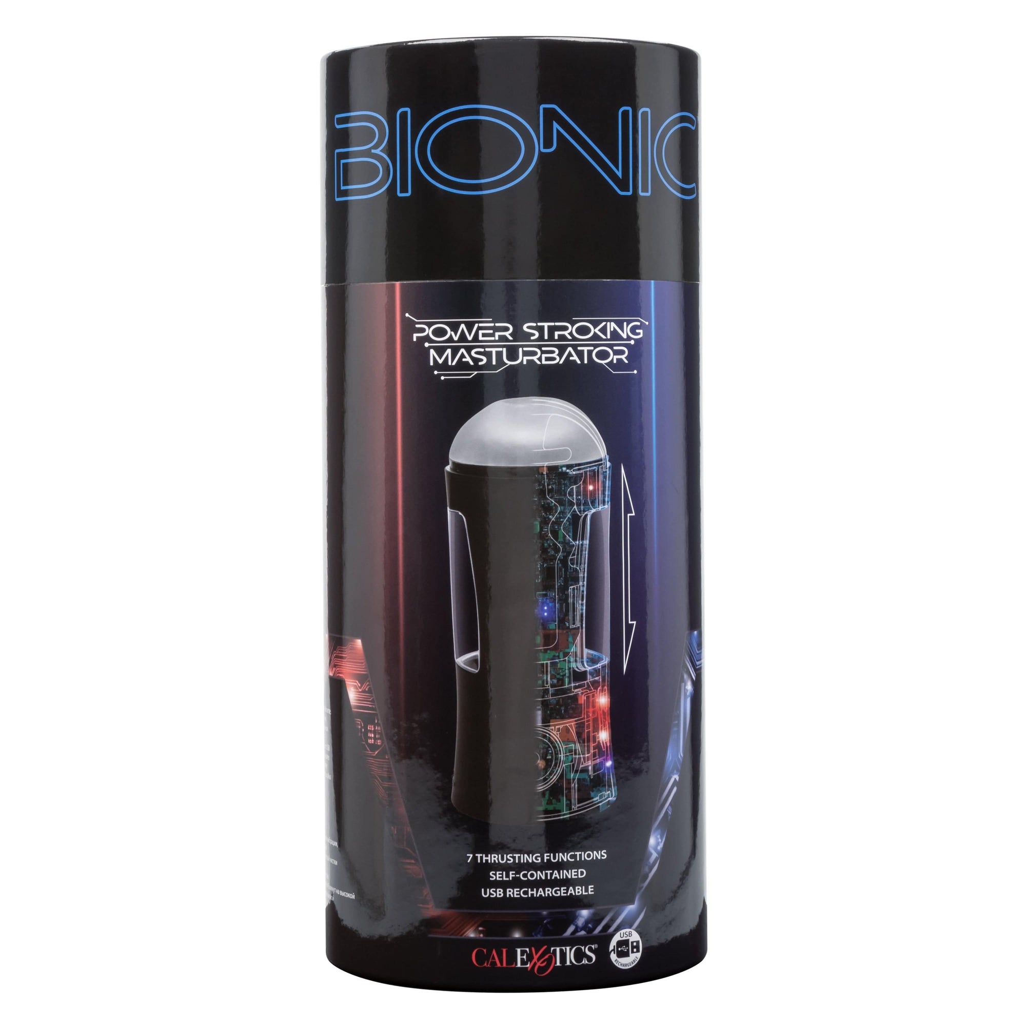 California Exotics - Bionic Power Stroking Masturbator (Black) CE2010 CherryAffairs