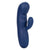 California Exotics - Cashmere Silk Duo Rabbit Vibrator (Blue) CE2021 CherryAffairs