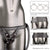 California Exotics - Her Royal Harness Crotchless Strap On The Royal Vibrating Set (Black) Strap On with Dildo for Reverse Insertion (Vibration) Rechargeable 716770094841 CherryAffairs