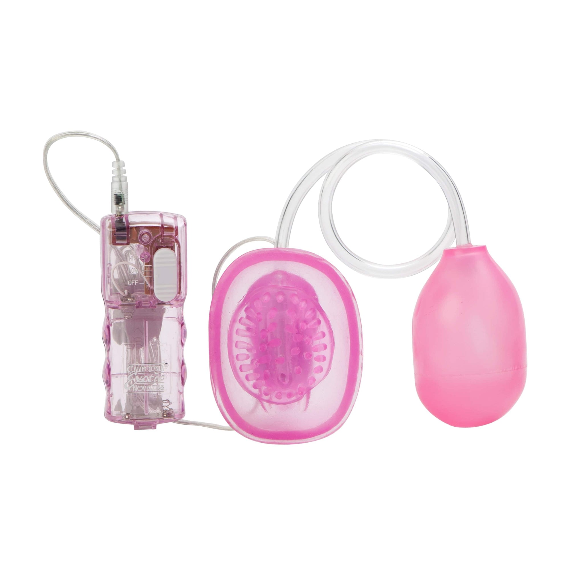 California Exotics - Intimate Clitoral Pump Vibro Pussy Sucker (Pink) Clitoral Pump (Vibration) Non Rechargeable 716770030047 CherryAffairs