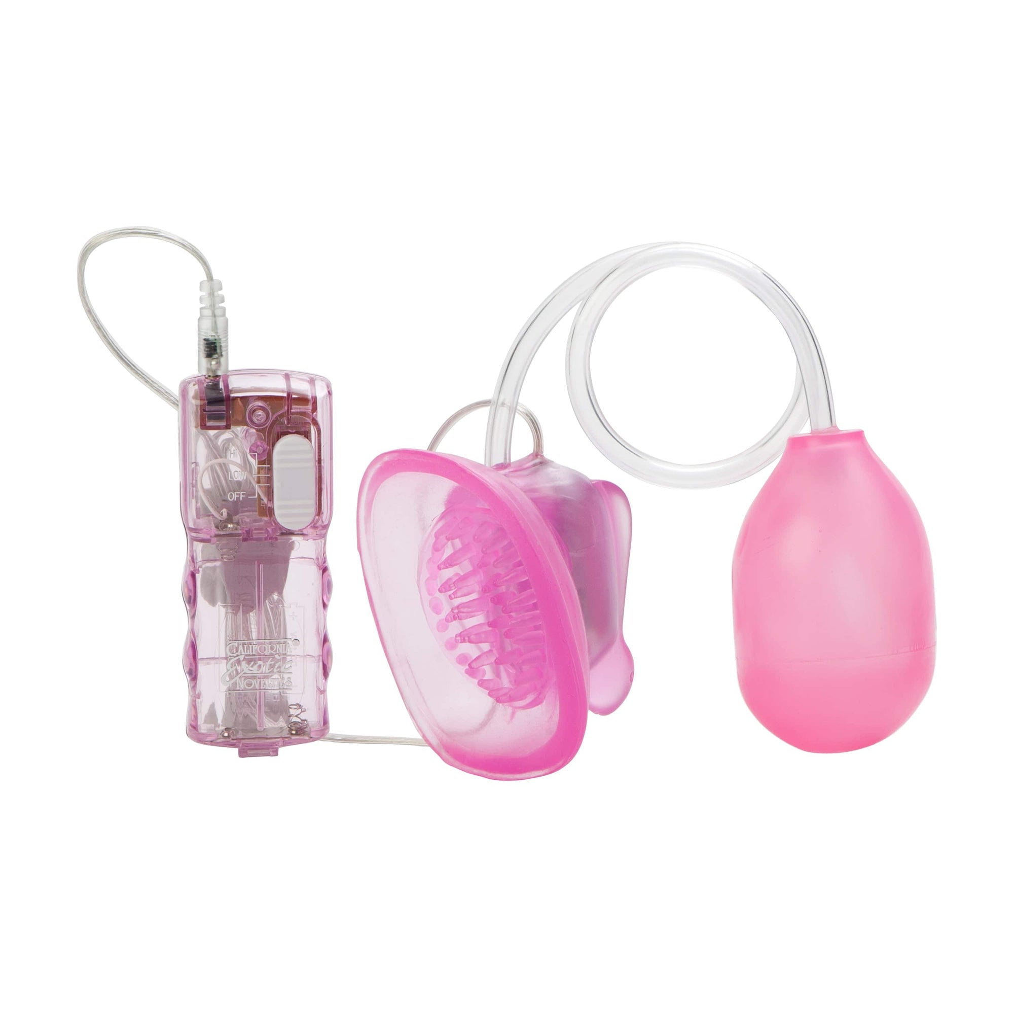 California Exotics - Intimate Clitoral Pump Vibro Pussy Sucker (Pink) Clitoral Pump (Vibration) Non Rechargeable 716770030047 CherryAffairs