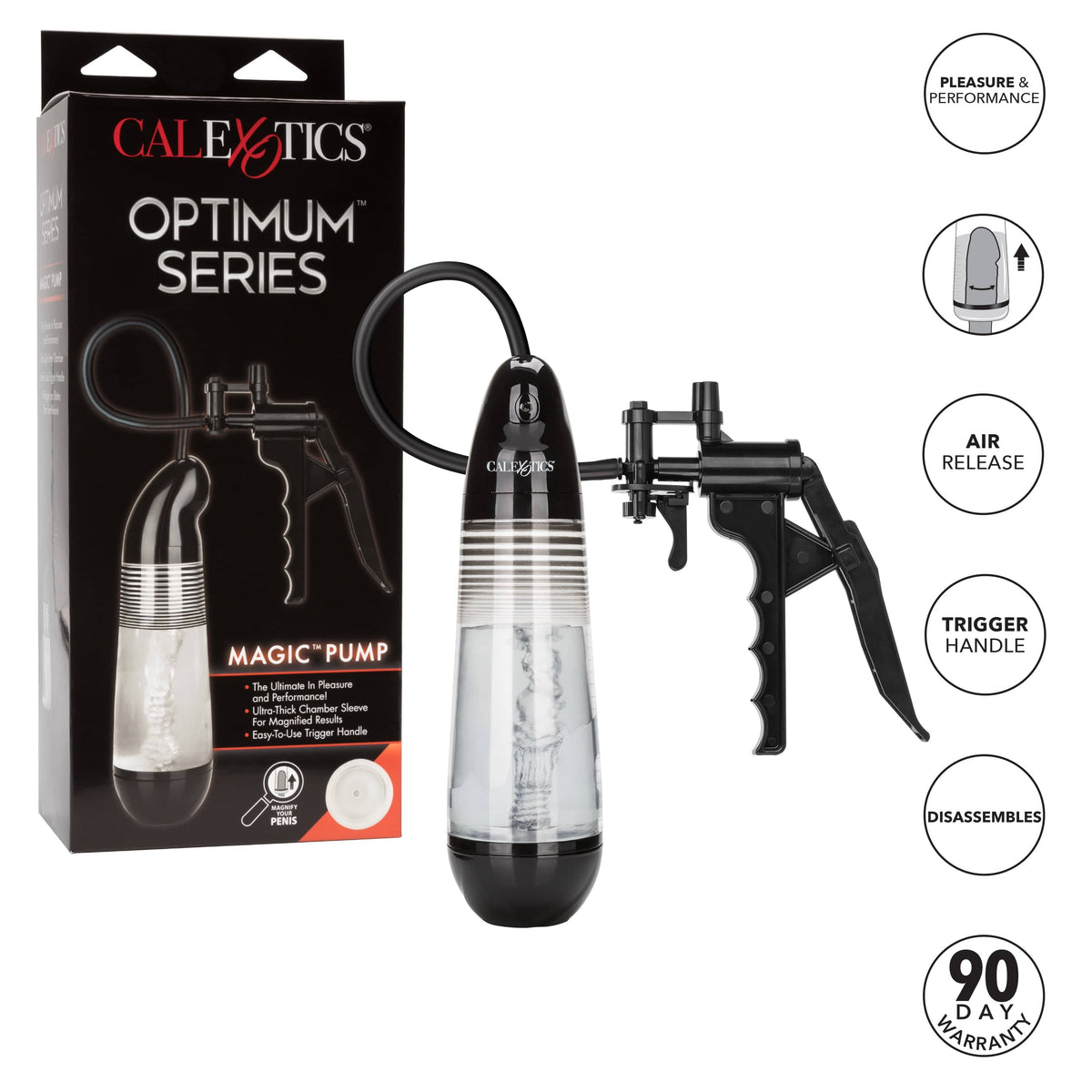 California Exotics - Optimum Series Magic Penis Pump (Black) Penis Pump (Non Vibration) 716770090928 CherryAffairs