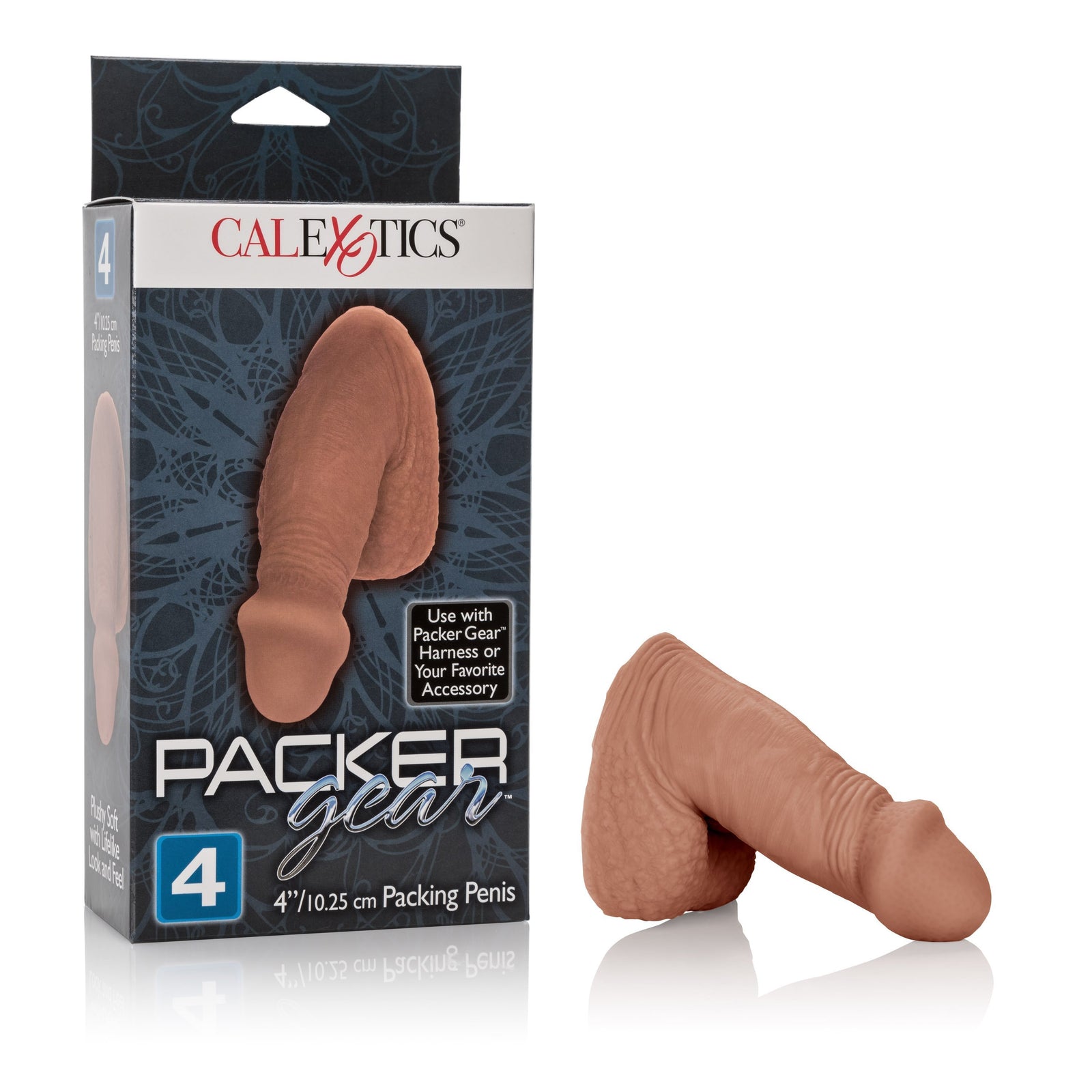 California Exotics - Packer Gear Packing Penis 4" (Brown) Bachelorette Party Novelties Durio Asia