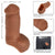 California Exotics - Packer Gear Ultra Soft Silicone STP Hollow Dildo 5" (Brown) Cock Sleeves (Non Vibration) 716770095206 CherryAffairs