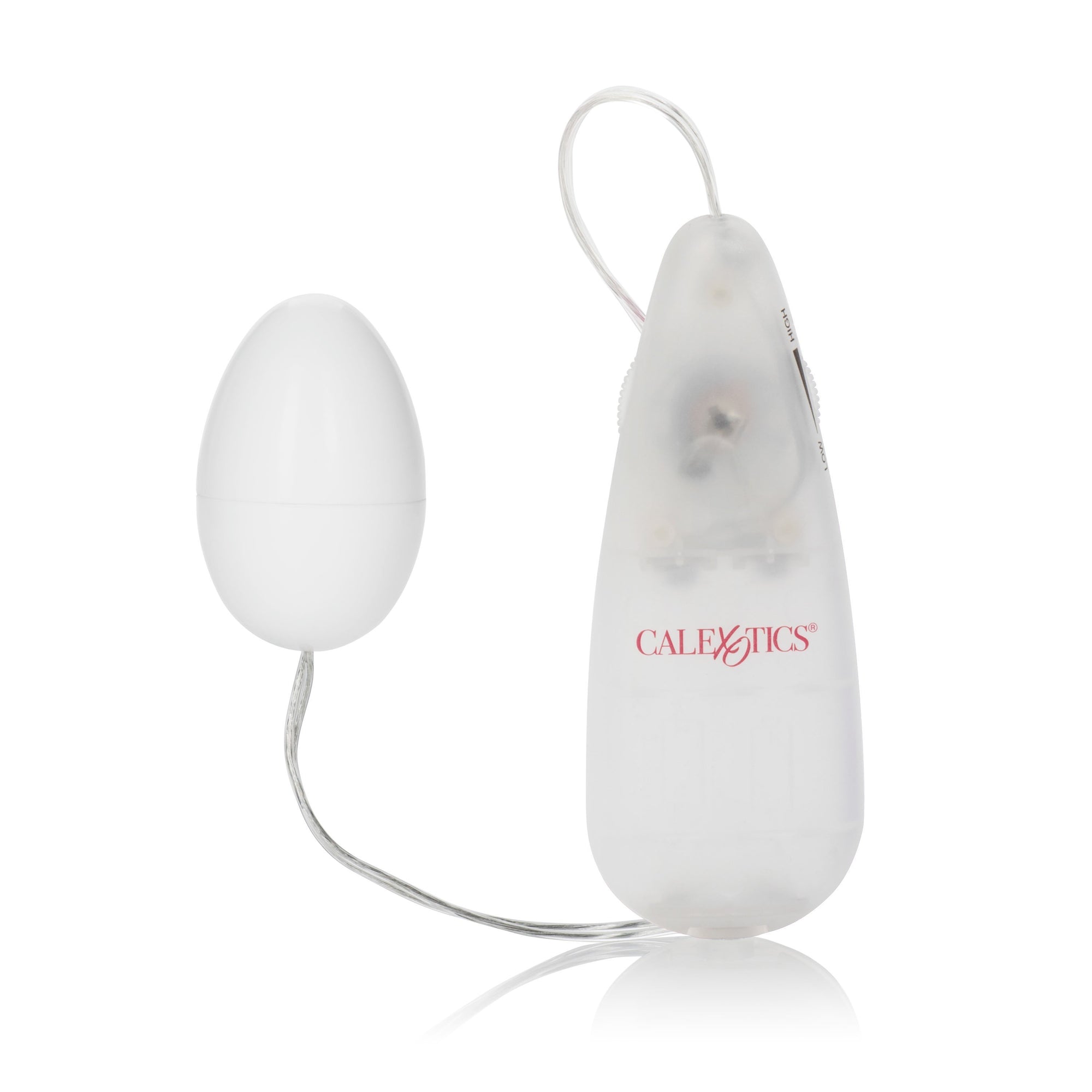 California Exotics - Pocket Exotics Vibrating Double Silver Bullet Vibrator (White) Wired Remote Control Egg (Vibration) Non Rechargeable Singapore