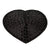 California Exotics - Radiance Heart Pasties Nipple Covers (Black) CE2016 CherryAffairs