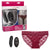 California Exotics - Remote Control Vibrating Lace Panty Set L/XL (Burgundy) Panties Massager Remote Control (Vibration) Rechargeable 716770099235 CherryAffairs