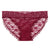 California Exotics - Remote Control Vibrating Lace Panty Set L/XL (Burgundy) Panties Massager Remote Control (Vibration) Rechargeable 716770099235 CherryAffairs