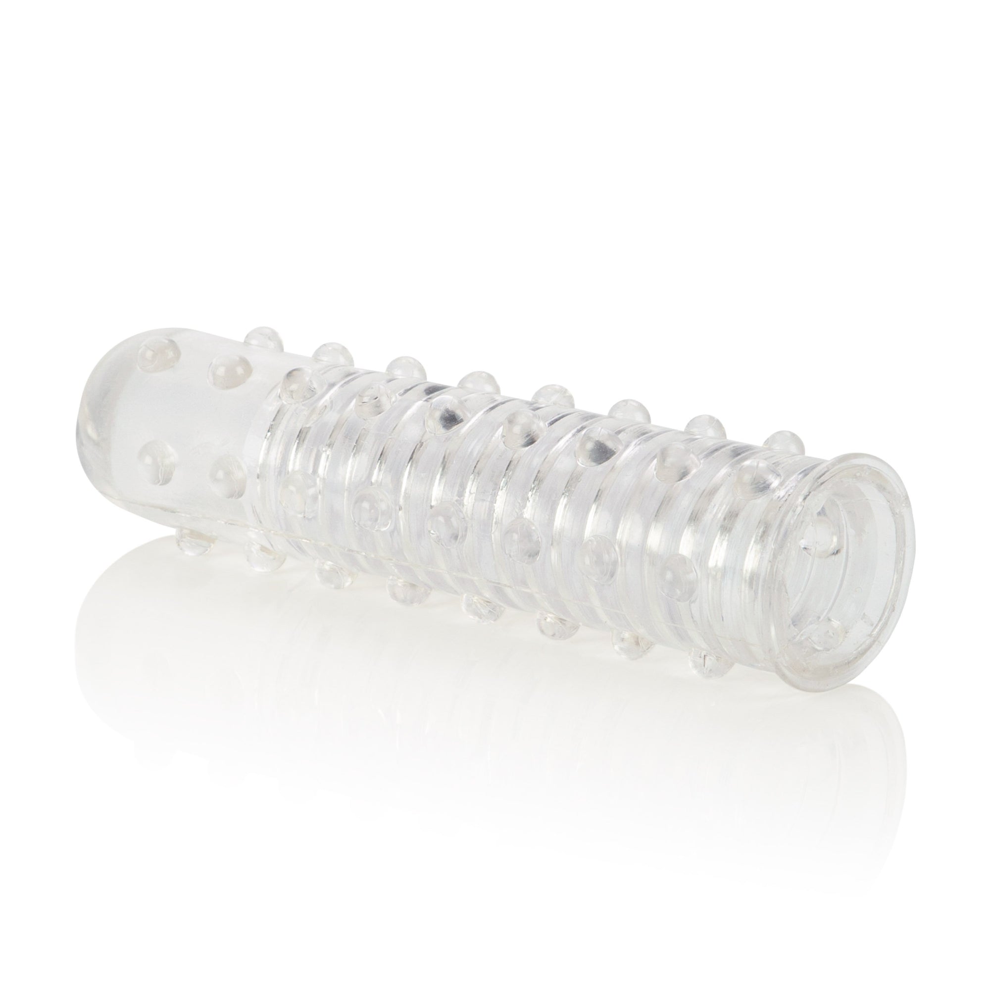 California Exotics - Reversible Textured Cock Sleeve (Clear) Cock Sleeves (Non Vibration) Singapore