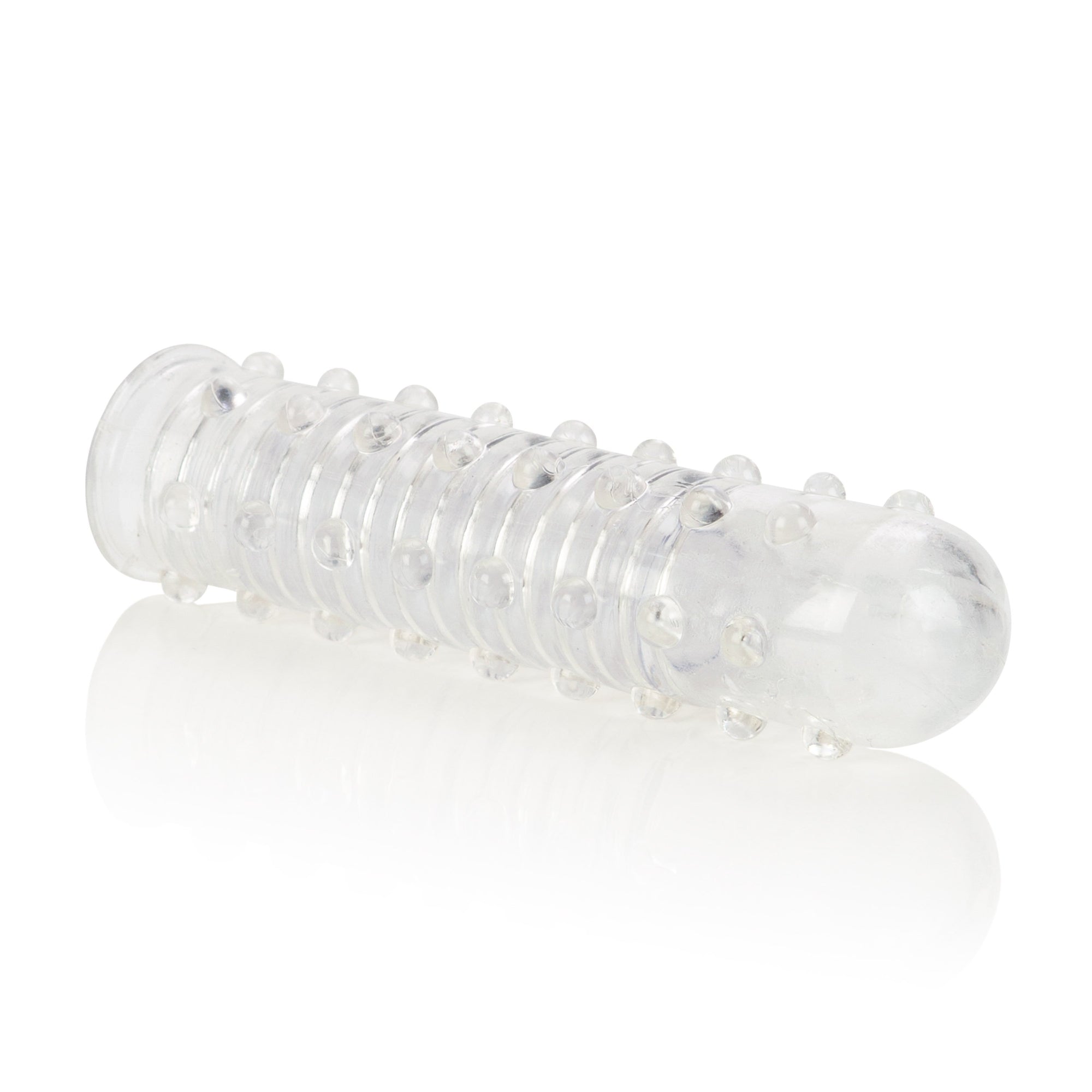 California Exotics - Reversible Textured Cock Sleeve (Clear) Cock Sleeves (Non Vibration) Singapore