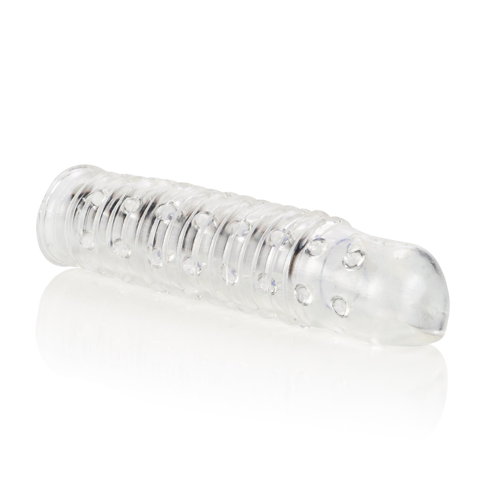 California Exotics - Reversible Textured Cock Sleeve (Clear) Cock Sleeves (Non Vibration) Singapore