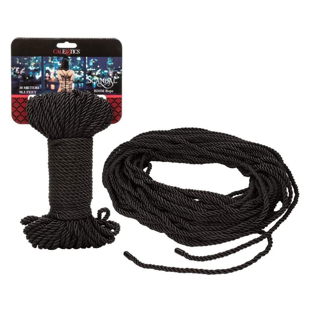 California Exotics - Scandal BDSM Rope 98ft (Black) Rope Durio Asia