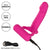 California Exotics - Silicone Rechargeable Double Diver Couple Cock Ring with Dildo (Pink) CE1997 CherryAffairs