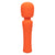 California Exotics - Stella Liquid Silicone Mini Wand Massager (Orange) CE2018 CherryAffairs