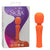 California Exotics - Stella Liquid Silicone Mini Wand Massager (Orange) CE2018 CherryAffairs