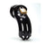 CBX - The Curve 3 3/4" Curved Cock Cage and Lock Chastity Set (Black) Plastic Cock Cage (Non Vibration) 625416699 CherryAffairs