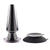 Evolved - Advanced Vibrating Metal Anal Plug with Suction Cup (Silver) Anal Kit (Non Vibration) 692693523 CherryAffairs