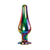 Evolved - Rainbow Metal Anal Plug Small (Silver) Metal Anal Plug (Non Vibration) 625514383 CherryAffairs