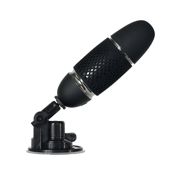 Evolved - Thrust and Go Sex Machine (Black) G Spot Dildo (Vibration) Rechargeable 844477016320 CherryAffairs