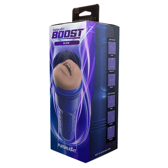 Fleshlight - Boost Blow Mouth Masturbator (Beige) Masturbator Mouth (Non Vibration) 810476011345 CherryAffairs