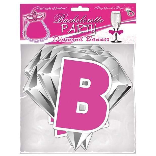 Hott Products -Bachelorette Party Diamond Banner (Pink) Bachelorette Party Novelties